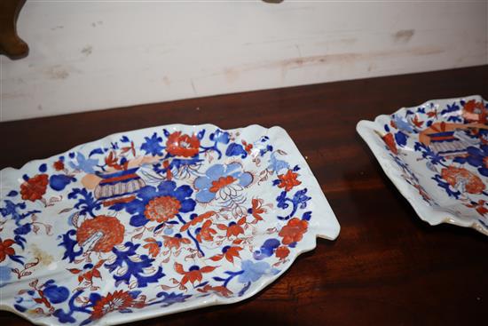 An early 19th century Masons Ironstone dessert service